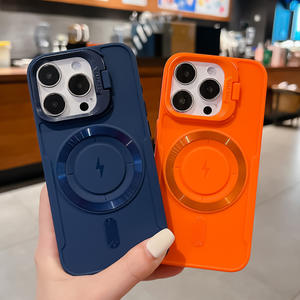 Funda para iPhone 17 Pro, con soporte oculto para la lente, magnética, de cobertura total y a prueba de golpes - Product Image 1