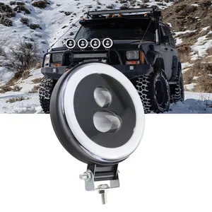 Lampe de travail LED 4 pouces pour voiture, camion, hors route, ATV, moto, phares antibrouillard LED étanches