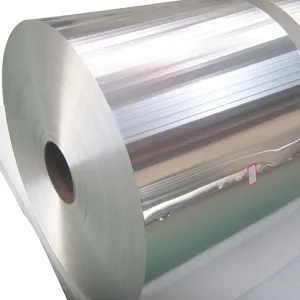 8011 Legering Food Grade Grondstoffen Huishoudelijke Verpakking Aluminiumfolie Jumbo Roll Voor Voedsel Containers