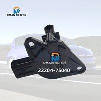 Sensor MAF de Flujo de Aire de Alta Calidad Personalizado 197500-0020 22204-75040 para Automóviles