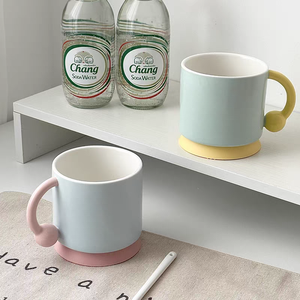 Factory Direct OEM Eco-friendly Cartoon Stoneware Ceramic <b>Mug</b> Dishwasher Microwave Safe <b>Reusable</b> Stocked Coffee Shops - Product Image 1