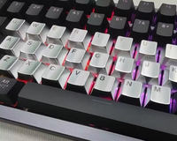 Custom CNC Machining Aluminum Alloy Keyboard Keycaps with Black Zinc Finish Keypad with Metric Measurement System