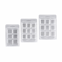 Emballage en blister transparent jetable personnalisé en direct d'usine, boîte en plastique à charnières avec compartiments pour aliments et cadeaux