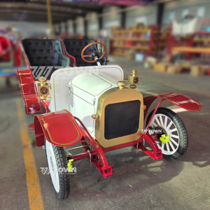 Vintage 2-Seat Antique Electric Roadster Open Top Design For <b>Film</b> Shooting Scenic Photo Prop Wedding Event Display - Product Image 1