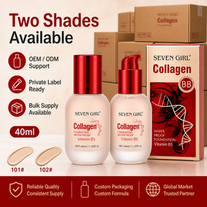 SEVEN GIRL Crema BB al Collagene con Vitamina B5, Idratante, Impermeabile, Coprente, 40ml, per Pelle Mista - Product Image 6
