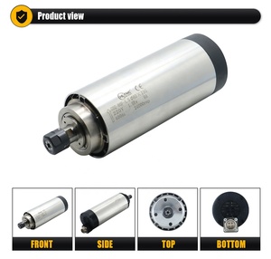 Moteur de broche circulaire 80MM 6A 24000RPM 1.5KW 220V refroidi par air ER16 400Hz - Product Image 6