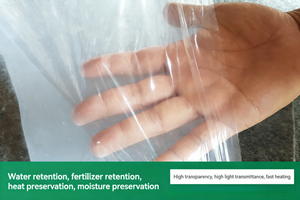 SERNZO <span class=keywords><strong>Film</strong></span> Plastico per Pacciamatura in LDPE Bianco Anti-Erba per Frutta, Verdura e Cipolle, Spessore 10-30 micron, Lunga Durata - Product Image 2