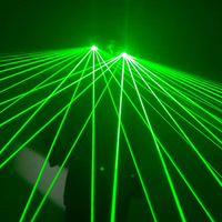 Lunettes laser LED rechargeables à faisceaux multiples pour les soirées DJ Night Club pour le Ramadan Graduation Valentine's Day Celebrations