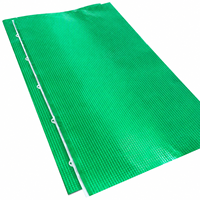Tapis insonorisant pour voiture vert en caoutchouc butyle et feuille d'aluminium anti-vibration et anti-bruit