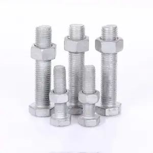 Hà Bắc Fastener Hdg Mạ Kẽm Nhúng Nóng Hex Bolt Và Nut