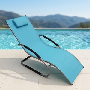 Silla Reclinable para Patio y Playa, Tumbona para Exteriores en Venta - Product Image 1