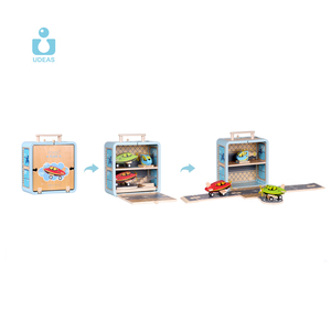 Jouets éducatifs pour garçons, avion miniature en <span class=keywords><strong>bois</strong></span>, hélicoptère, modèle de jeu d'imitation avec <span class=keywords><strong>garage</strong></span> de stationnement pour enfants, jouet avion - Product Image 6