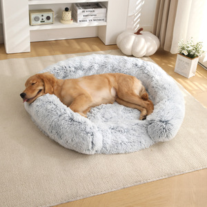 Soft <span class=keywords><strong>Plush</strong></span> Pet Sofá-cama Almofada Várias Cores Clássico Ninho Quente para Cães e Gatos Elegante Animal Kennel Pet Supplies - Product Image 2