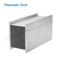 Dissipateur thermique combiné à ailettes en aluminium avec base en cuivre pur pour système d'éclairage LED