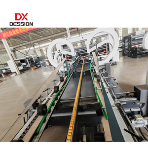 Machine à coller les cartons à grande vitesse, plieuse-colleuse pour la fabrication de boîtes en carton, machine à coudre les boîtes en carton, machine à coller les boîtes en carton - Product Image 5