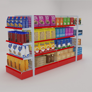Rak Gondola Penyimpanan Peralatan Ritel, Rak <span class=keywords><strong>Display</strong></span> Baja Supermarket, Rak <span class=keywords><strong>Display</strong></span> Toko Swalayan - Product Image 3