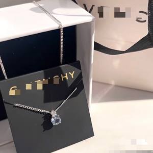 Collar de Lágrimas del Nilo de Alta Calidad, Joyería de Moda, Colgante de Cristal con <span class=keywords><strong>Diamantes</strong></span> Brillantes, Cadena de Clavícula Simple y Elegante - Product Image 4