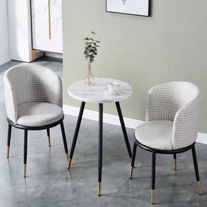 Hot Sale Sample Classic <strong>Stable</strong> Pedestal Modern Furniture Metal <strong>Table</strong> Top Glass White Round Dining <strong>Table</strong> With Metal Legs - Product Image 5