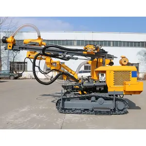 Machine de forage de puits de r conduite par le moteur diesel avec la profondeur de forage de 100m 200m plate-forme de forage pneumatique de Tableau rotatoire de DTH