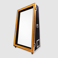 Photomaton numérique interactif avec écran tactile de 55 à 65 pouces, miroir magique pour selfie, photomaton avec caméra et imprimante