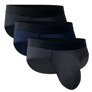 <span class=keywords><strong>Calzoncillos</strong></span> Personalizados ODM OEM para Hombre, Talla Grande, Bolsa 3D, Tacto Suave y Sedoso, Paquete de 3 - Product Image 1