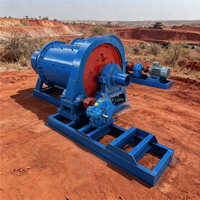 Broyeur à boulets 900*1200 pour le broyage de pierres et de minerai d'or - Équipement d'extraction d'or portable à petite échelle à vendre