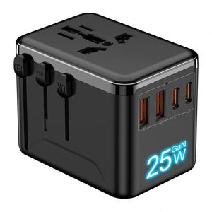 25W Universal <b>Travel</b> Adapter Quick USB and Type C <b>Travel</b> <b>Charger</b> Wall <b>Charger</b> Plug Multifunctional <b>Travel</b> Adaptor Gadget 25W - Product Image 1