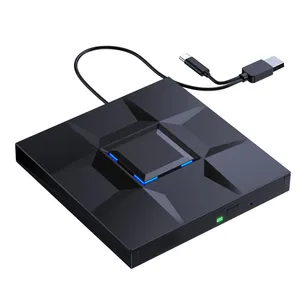 סוג מכירה חם-c & usb3.0 העברת מהירות גבוהה dvd +/-rw כונן אופטי חיצוני כונן למחשב נייד, dvd cd, כונן USB usb