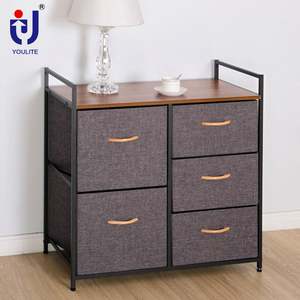 Piazza <span class=keywords><strong>Specchio</strong></span> Comodino Con Cuoio Del Faux Comodini E Cassapanche - Product Image 3