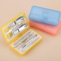Ensemble de manucure multifonctionnel en acier au carbone, kit de beauté professionnel avec mini boîte cadeau