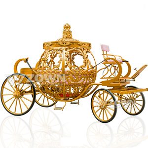 Charrette électrique OEM Cendrillon, chariot décoratif sans chevaux avec éclairage LED pour événements en lieux touristiques - Product Image 3