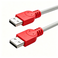Cable USB 2.0 Qiulink de Tipo A Macho a Tipo A Macho, 480 Mbps, Cable de Transferencia de Datos de Alta Velocidad, Revestimiento de PVC para PC, Laptop, Disco Duro Externo, OEM