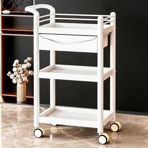 Beauty salon specific beauty cart, mobile multi-layer with drawers, <b>tool</b> cart, barber shop, nail salon, hospital, handcart - Product Image 2