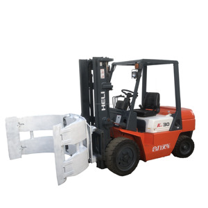 Chariot élévateur diesel compact d'occasion de 3 tonnes en bon état, efficace en carburant, avec moteur et composants principaux de la pompe Heli CPC30 CPDC30 en stock, en promotion - Product Image 1