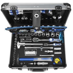 Juego de Herramientas Manuales de Aluminio Steeltreks de 168 Piezas, Llave de Trinquete, Llave Inglesa y Pico, Material CR-V, Estuche Rígido Personalizable OEM - Product Image 3