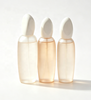 Botella de Vidrio de Lujo de 30 ml con Forma Única Personalizada para Loción, Base de Maquillaje y Crema Hidratante, Envase de Vidrio para Cosméticos y Cuidado de la Piel