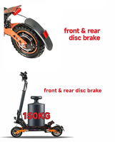 Fabrika Toptan Satışı 800W 48V 10-20Ah E-scooter 40km/s Hızlı Uzun Menzilli 2 Tekerlekli Katlanabilir Su Geçirmez Elektrikli Scooter Yetişkinler İçin