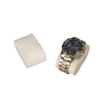 Support de Présentation de Montres en Bois de Luxe Personnalisé avec Logo, Anneau en C et Coussin, Écologique, Prix Usine HUAXIN, Idéal pour les Magasins de Détail