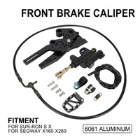 Kit de frein à pied hydraulique arrière Sur-Ron Light Bee X LBX Segway X260, pièces de modification en alliage d'aluminium CNC noir
