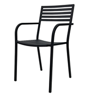 Chaise de salle à manger en métal pliable en fer Vente en gros