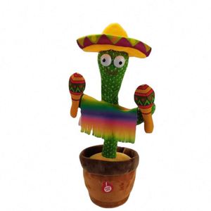 Cactus dansant en peluche, jouet musical électrique avec certifications ASTM EN71 et CE, marque TOYSRUNNER, pour les enfants de 5 ans et plus et les adultes - Product Image 5