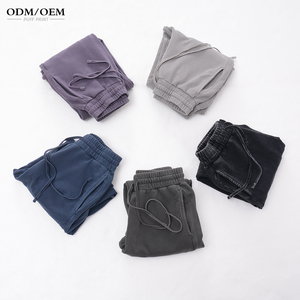 Quần jogger nam rộng thùng thình, chất liệu dày dặn 380 gsm, kiểu dáng oversized, giặt acid, may theo yêu cầu, ống rộng, trơn màu - Product Image 3