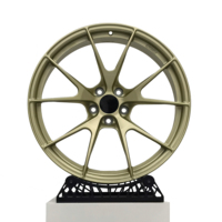 Rines Forjados Maiersu 5x108 1x112 5x114.3 5x120 Pulgadas Color Oro para Autos BMW F30 M2 F87 Corvette Toyota Corolla