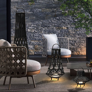 Lampes solaires tissées pour jardin, extérieur, imperméables, décoration de patio et de pelouse - Product Image 2