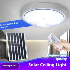 Круглый потолочный светильник, 20 Вт, 100 Вт, 200 Вт, пульт дистанционного управления, Отдельная панель, умное Внутреннее освещение для дома, освещение для сельской местности, солнечное потолочное освещение - Product Image 4