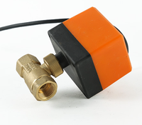Vannes à boisseau sphérique électriques DC12V/24V 3 fils 2 commandes 2 voies pour climatisation et chauffage au sol OEM Acier au carbone Fileté/à brides
