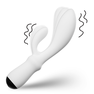 Vibrador de Conejo para Mujeres, Estimulador de Punto G y Clítoris Flexible, IPX7, Recargable por USB, Juguete Sexual de Silicona, Venta al por Mayor OEM ODM - Product Image 1
