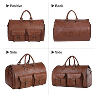 Sacs de sport imperméables pour hommes avec bandoulière Costume de vêtement d'usine pour le voyage d'affaires essentiel