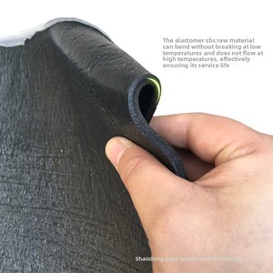 Membrane d'étanchéité pour pneus en polyester, type anti-perforation, résistante aux racines, en asphalte modifié SBS, avec <span class=keywords><strong>feuille</strong></span> d'<span class=keywords><strong>aluminium</strong></span> - Product Image 2