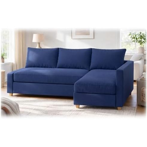 Polyester bleu gauche plus long